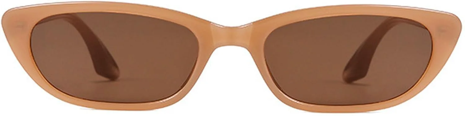 Модные солнцезащитные очки «кошачий глаз» для женщин, узкая прямоугольная оправа, маленькие очки для мужчин и женщин, солнцезащитные очки UV400 mincl, Brown
Модные солнцезащитные очки «кошачий глаз» для женщин, узкая прямоугольная оправа, маленькие очки для мужчин и женщин, солнцезащитные очки UV400 mincl, Brown