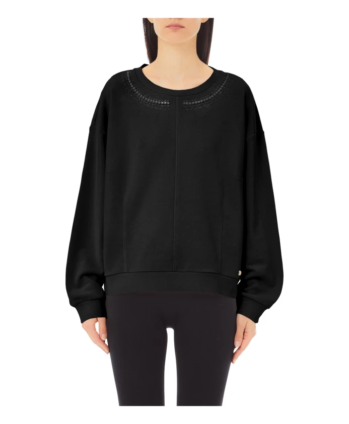 Закрытая флисовая куртка Liu Jo, черный
Закрытая флисовая куртка Liu Jo, черный