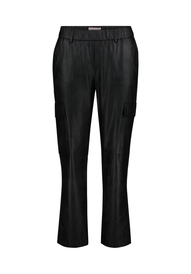 Брюки с застежкой-молнией и накладными карманами Cartoon, черный 
Брюки с застежкой-молнией и накладными карманами Cartoon, черный