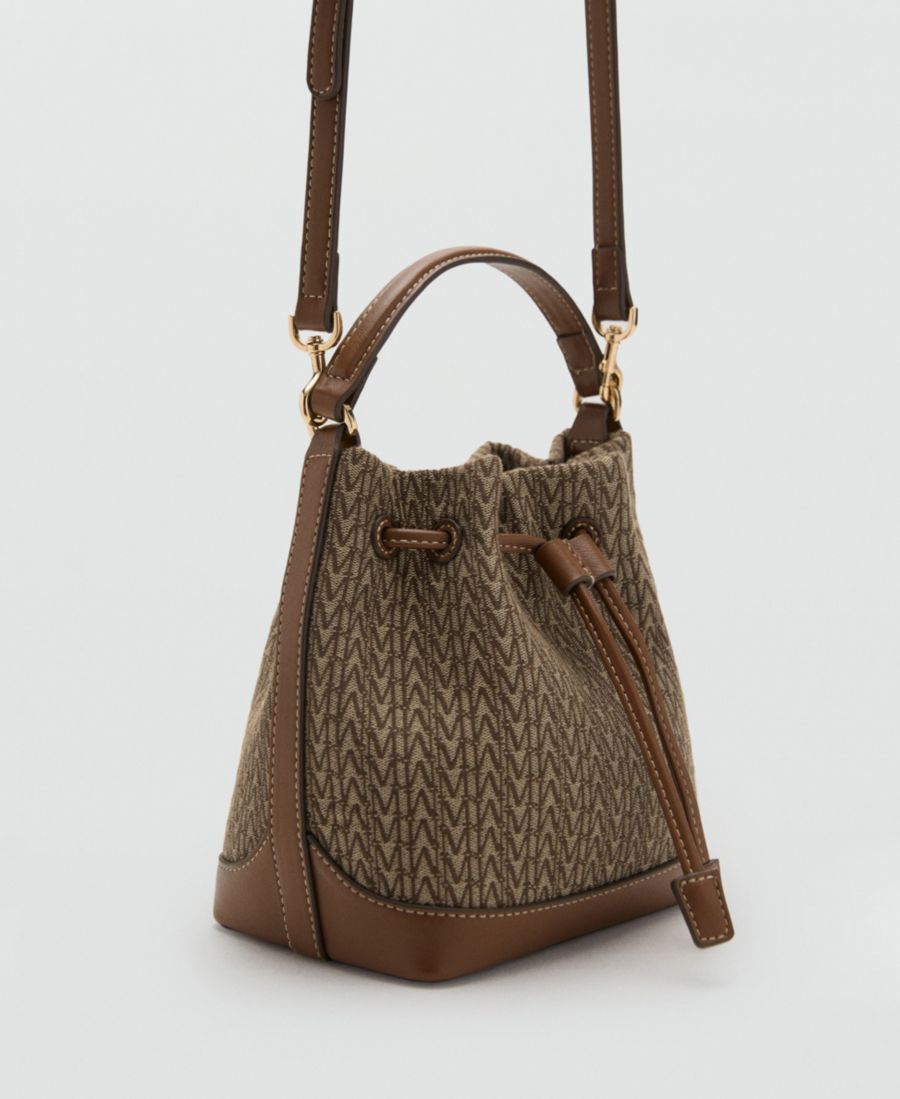 Женская сумка-ведро с принтом логотипа MANGO, Chocolate
Женская сумка-ведро с принтом логотипа MANGO, Chocolate