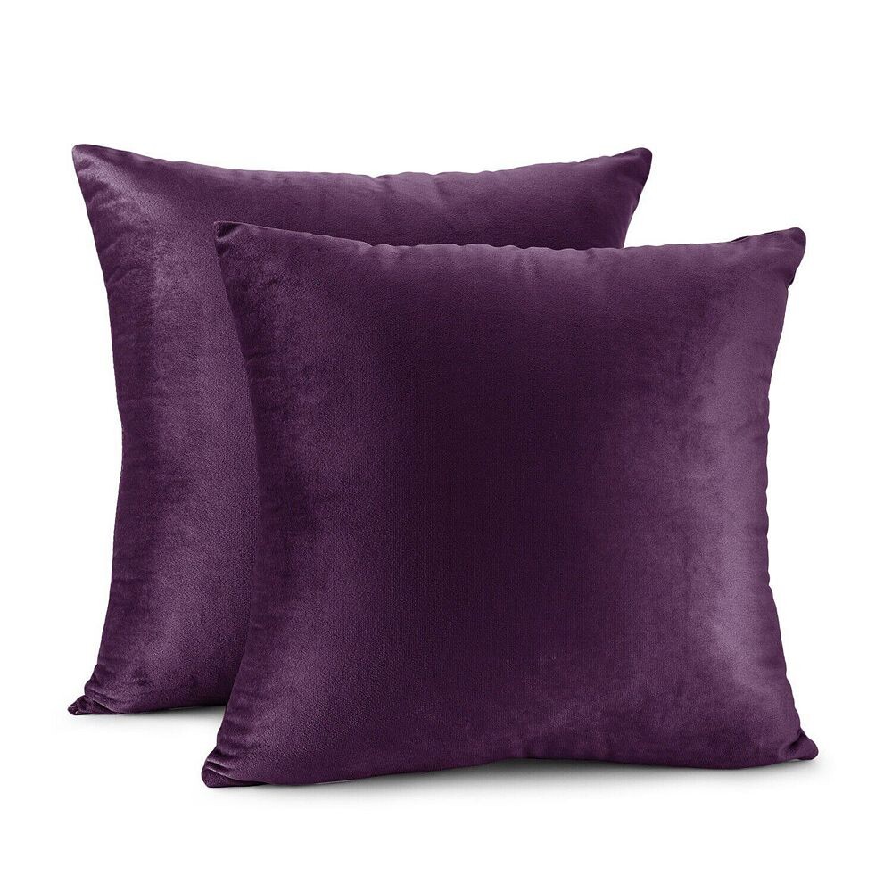 Набор из 2 бархатных наволочек размером 18x18 дюймов Stock Preferred, цвет Eggplant Purple
Набор из 2 бархатных наволочек размером 18x18 дюймов Stock Preferred, цвет Eggplant Purple
