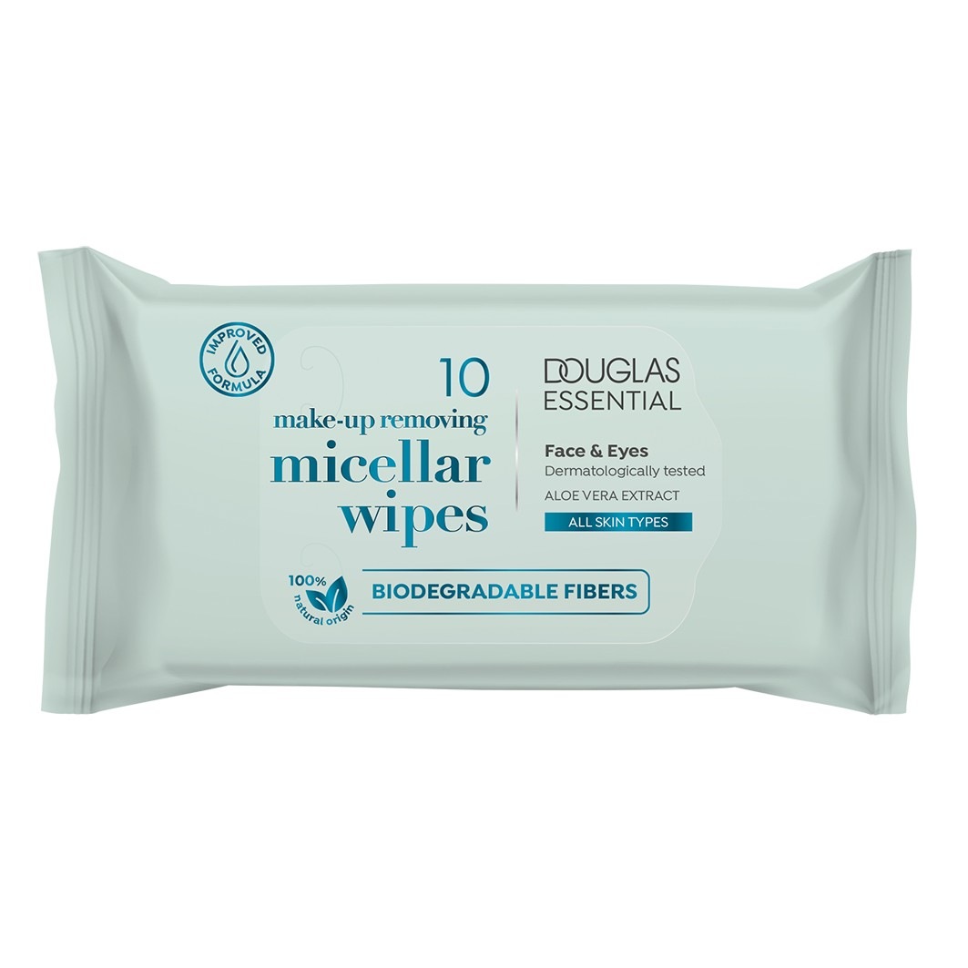 Средство для снятия макияжа essential micellar wipes Douglas Collection, 10 stk., количество 1 шт.
Средство для снятия макияжа essential micellar wipes Douglas Collection, 10 stk., количество 1 шт.