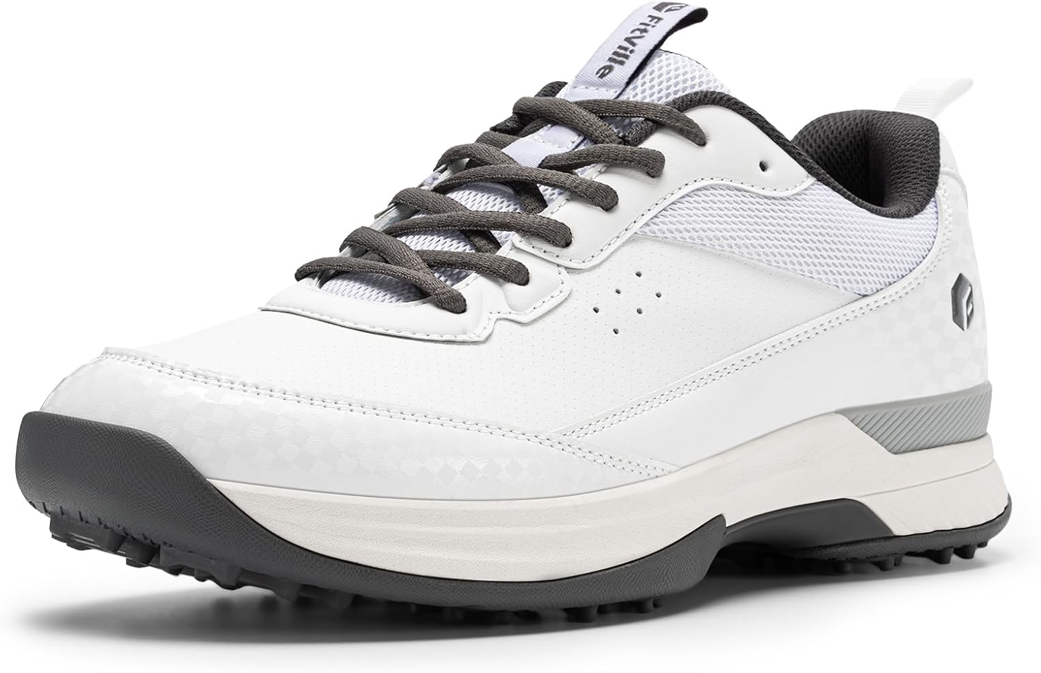 Мужские гольф-ботинки FitVille Wide, профессиональные водонепроницаемые гольф-ботинки для игры на поле с несъемными шипами, белый/серый
Мужские гольф-ботинки FitVille Wide, профессиональные водонепроницаемые гольф-ботинки для игры на поле с несъемными шипами, белый/серый