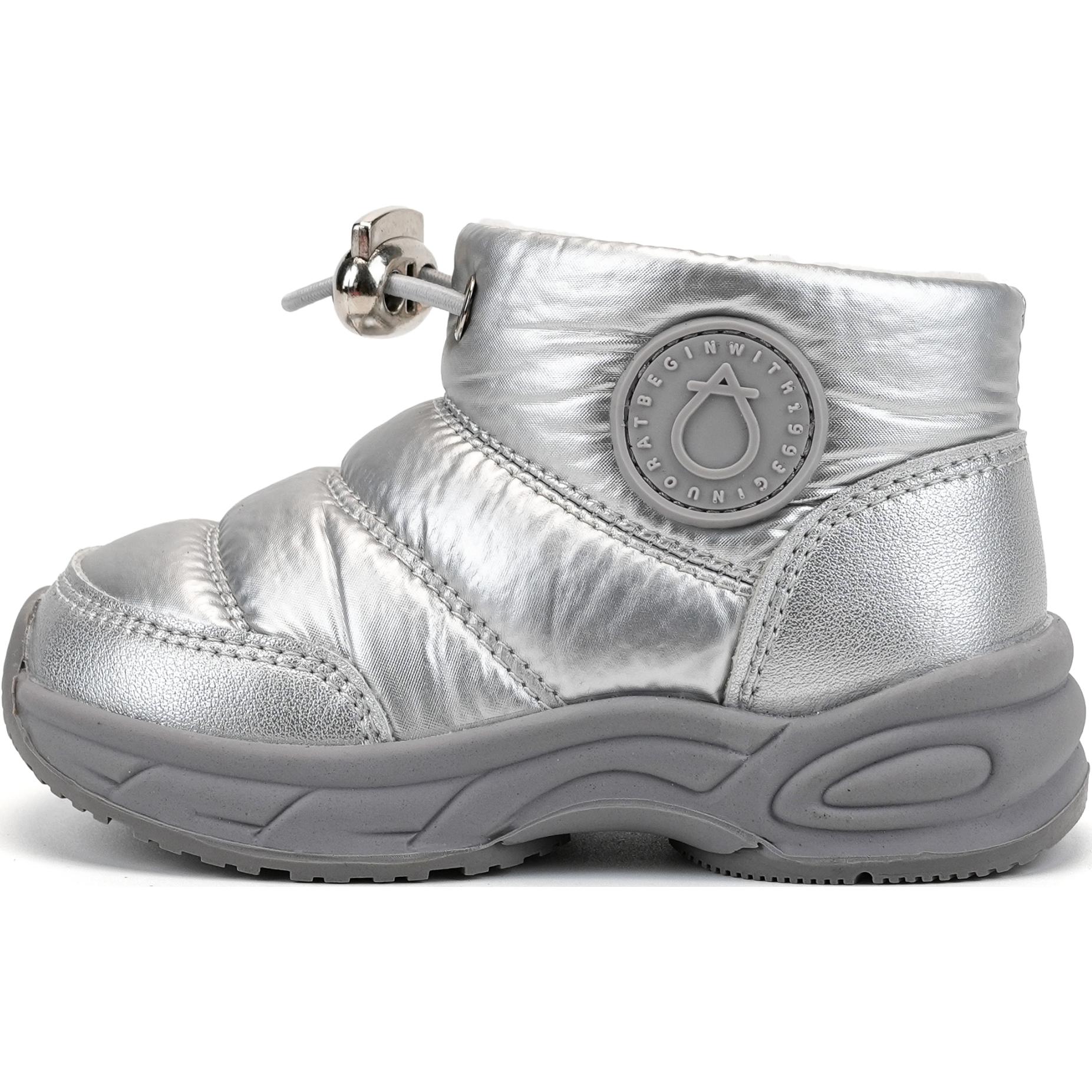 Высокие детские ботинки Детские QINUOSHU, серебряный 
Высокие детские ботинки Детские QINUOSHU, серебряный
