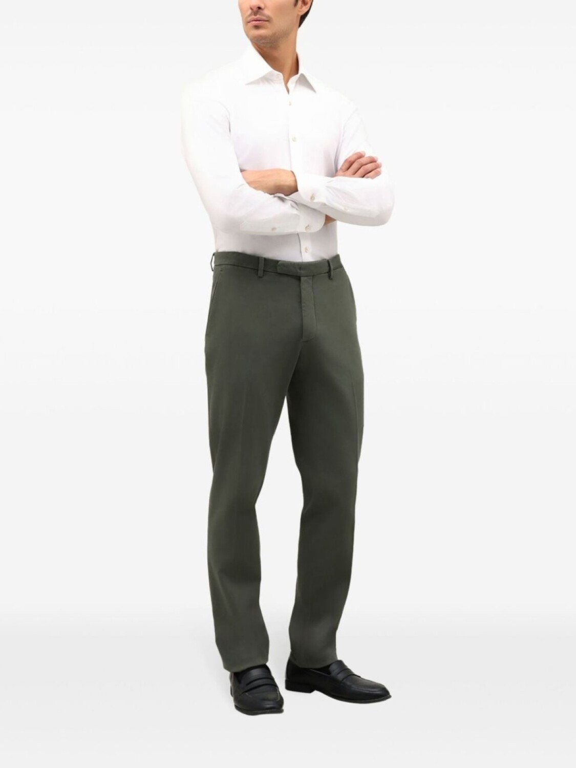 Комфортные узкие брюки-чинос Boglioli, зеленый
Комфортные узкие брюки-чинос Boglioli, зеленый