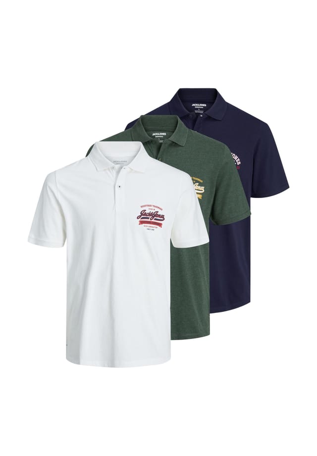 Футболка поло с логотипом футболка поло 3 шт. в упаковке Jack & Jones, белый
Футболка поло с логотипом футболка поло 3 шт. в упаковке Jack & Jones, белый