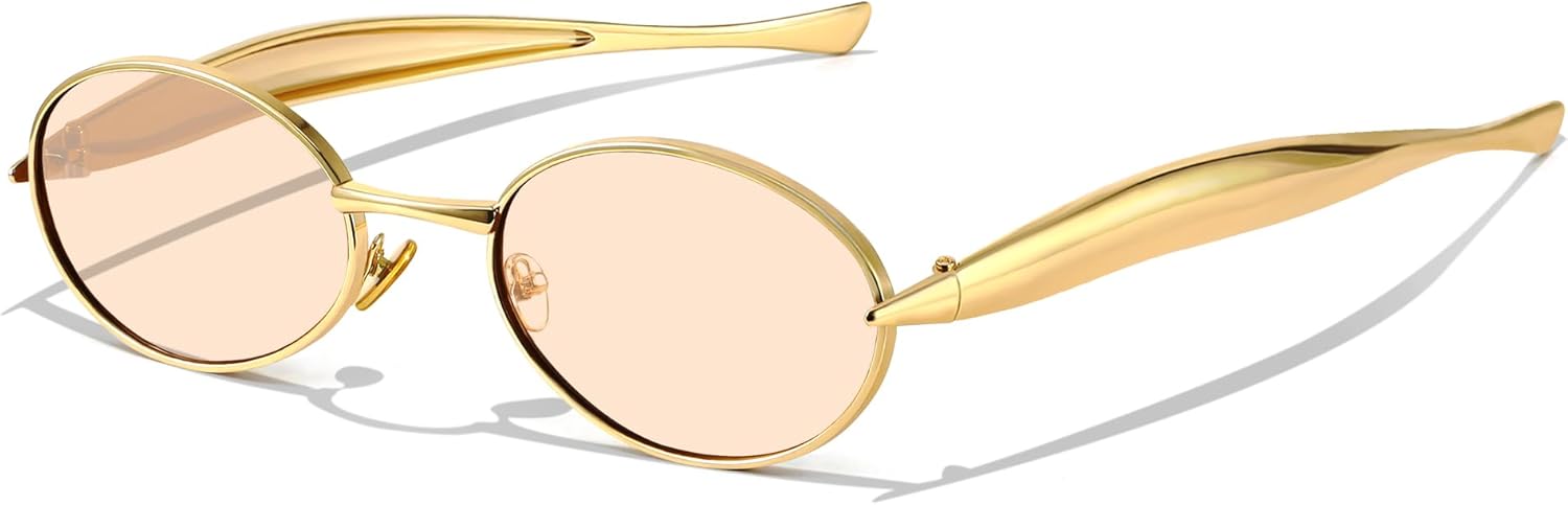 Солнцезащитные очки GRFISIA в стиле ретро, овальные, для женщин и мужчин, в стиле 70-х, с золотистой металлической оправой, защита от УФ-излучения UV400, A-gold Frame Champagne Lens
Солнцезащитные очки GRFISIA в стиле ретро, овальные, для женщин и мужчин, в стиле 70-х, с золотистой металлической оправой, защита от УФ-излучения UV400, A-gold Frame Champagne Lens