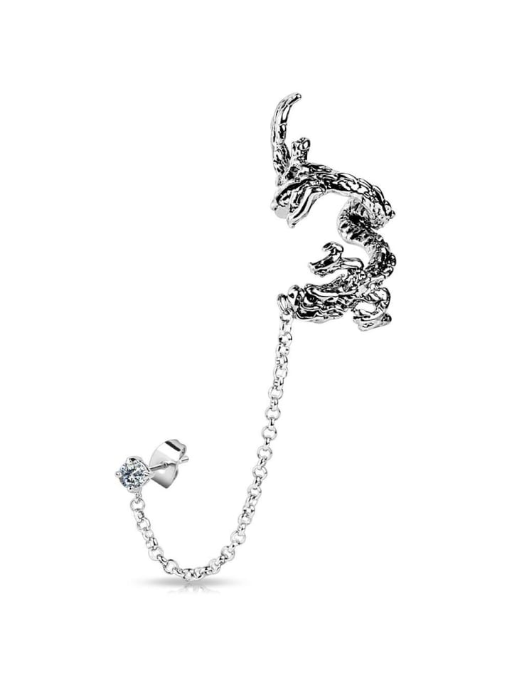 Bungsa Серебряная серьга-кафф
Bungsa Серебряная серьга-кафф