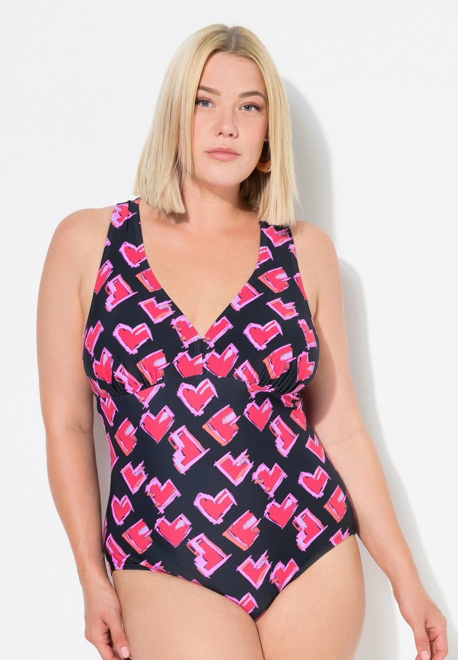 Купальник Ulla Popken HEART PRINT MACRAME STRAP, Black
Купальник Ulla Popken HEART PRINT MACRAME STRAP, Black