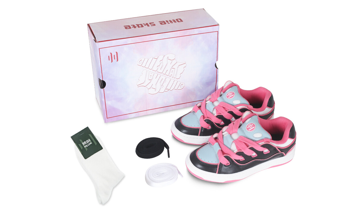 Обувь для скейтбординга Ollieskate Bake унисекс, черный/розовый/синий
Обувь для скейтбординга Ollieskate Bake унисекс, черный/розовый/синий