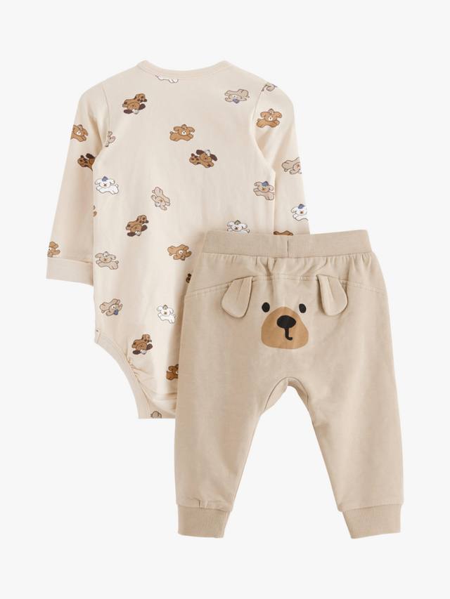 Комплект боди и леггинсов с принтом детской собачки Lindex, светло-бежевый
Комплект боди и леггинсов с принтом детской собачки Lindex, светло-бежевый