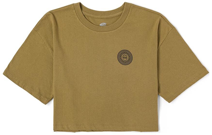 Футболка X SPITFIRE WHEELS женская, оливково-коричневая Vans 
Футболка X SPITFIRE WHEELS женская, оливково-коричневая Vans