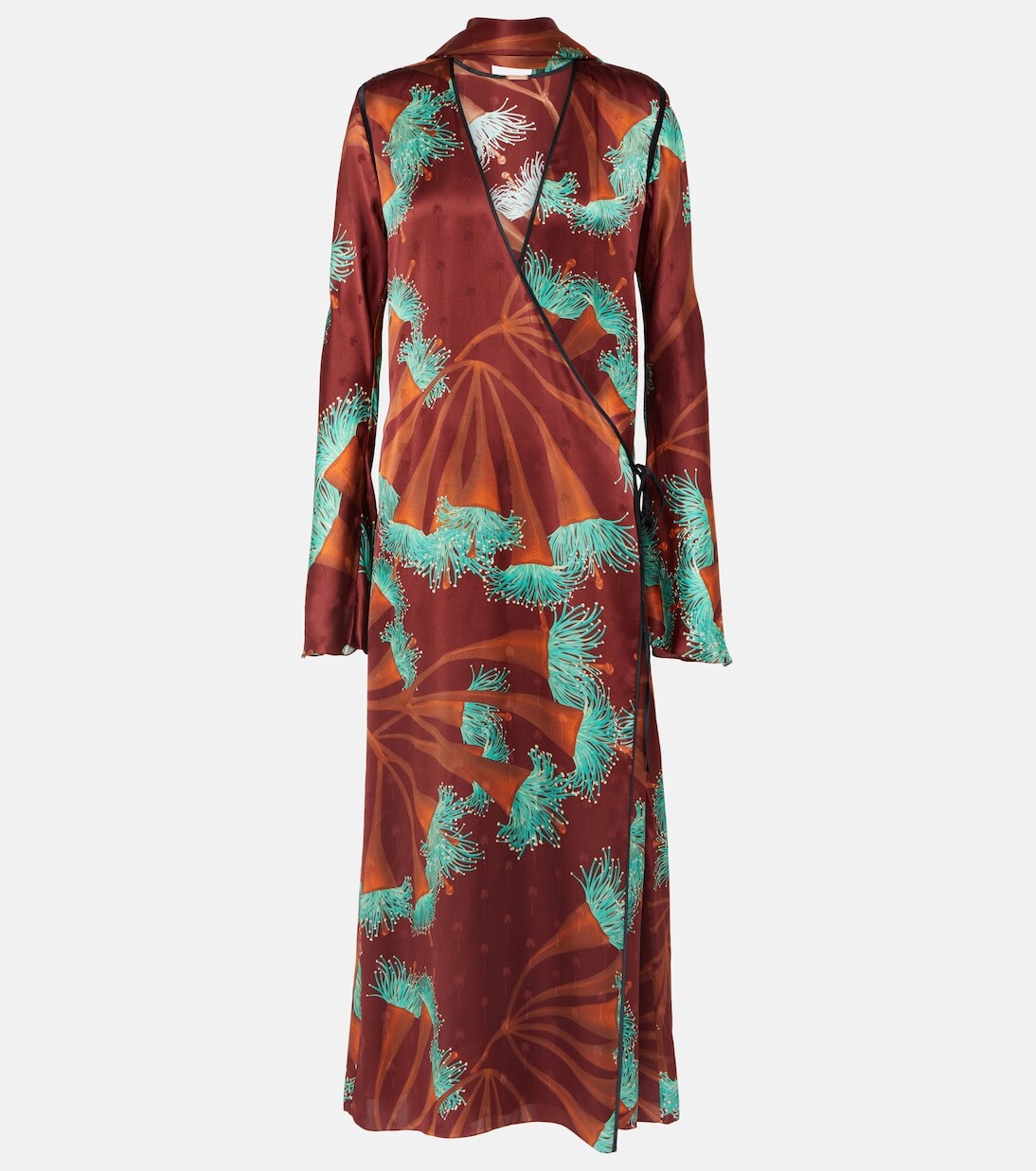 Освежающее шелковое платье с запахом Johanna Ortiz, мультиколор
Освежающее шелковое платье с запахом Johanna Ortiz, мультиколор