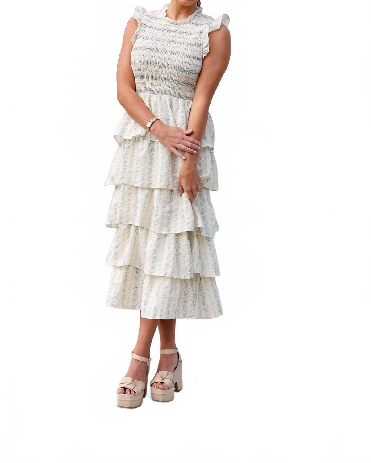 Элеонор Миди платье в белом TCEC 
Элеонор Миди платье в белом TCEC