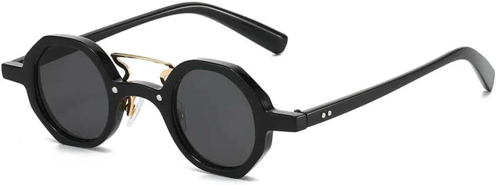 Солнцезащитные очки с защитой UV400 | Круглая оправа в стиле панк, цветные линзы | Для женщин и мужчин, для занятий спортом на открытом воздухе и вождения DSVIGF, Black Gray
Солнцезащитные очки с защитой UV400 | Круглая оправа в стиле панк, цветные линзы | Для женщин и мужчин, для занятий спортом на открытом воздухе и вождения DSVIGF, Black Gray