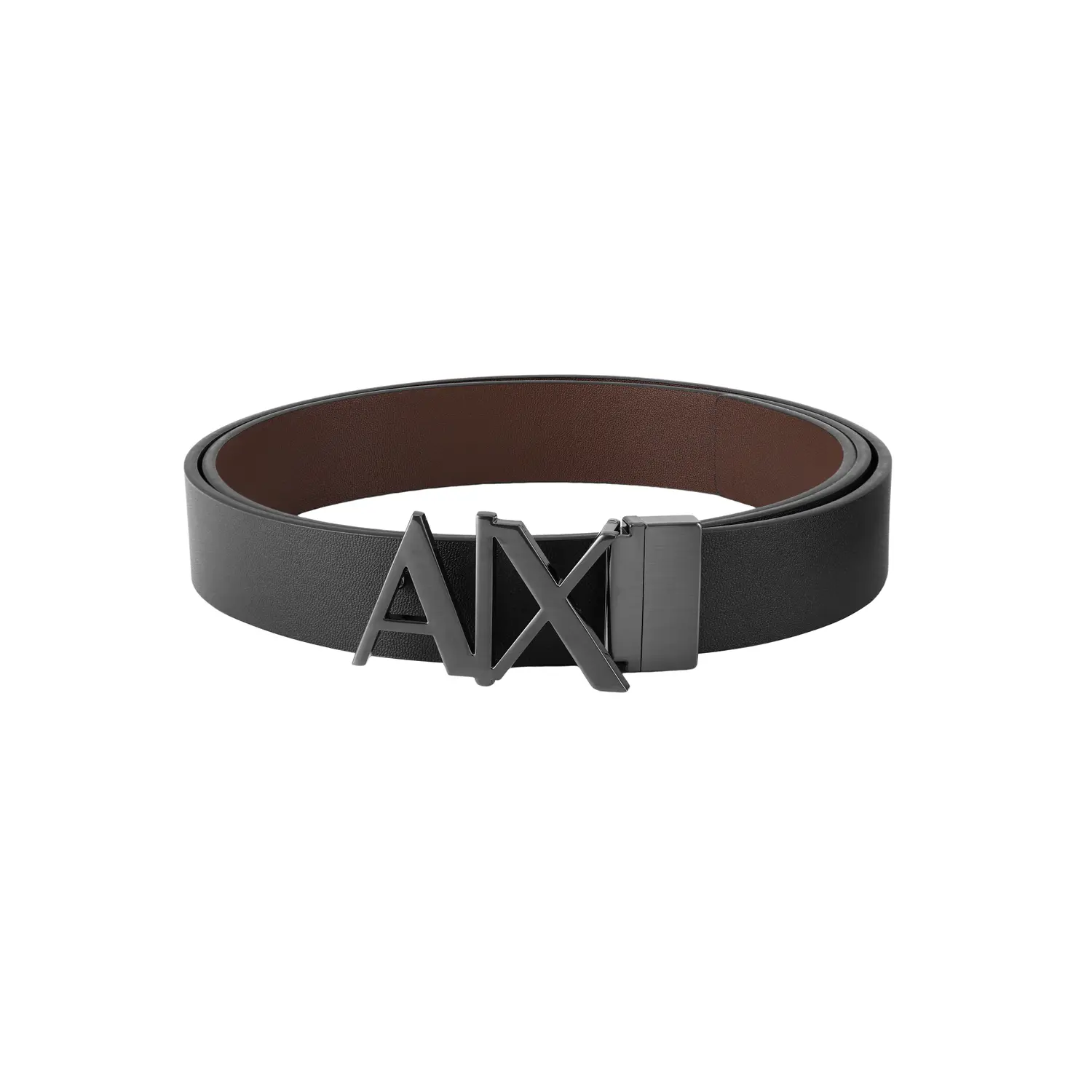 ARMANI EXCHANGE Мужской кожаный ремень, Черный
ARMANI EXCHANGE Мужской кожаный ремень, Черный