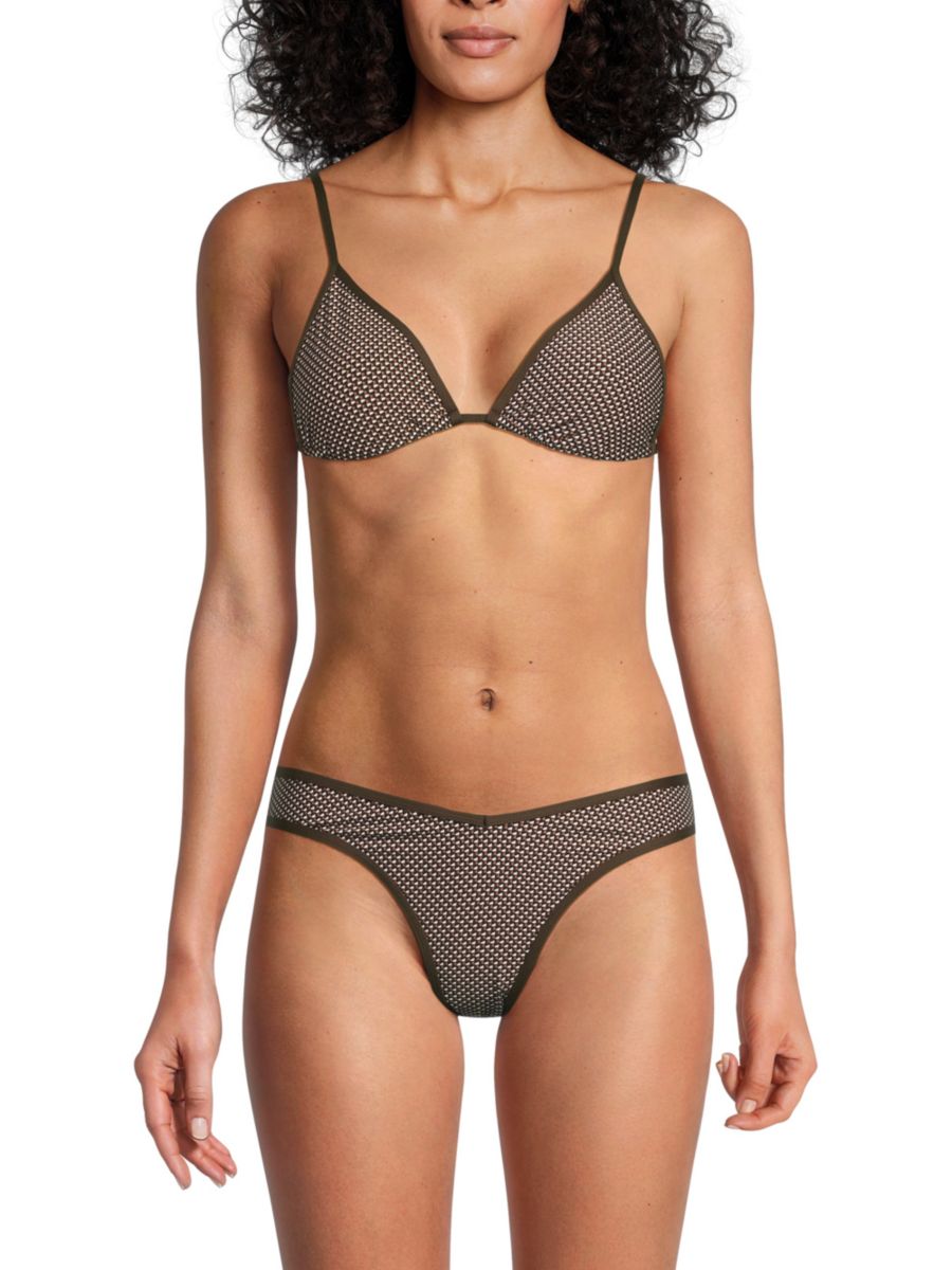 Текстурированный треугольный бикини-топ Cooper WeWoreWhat, цвет Mahogany
Текстурированный треугольный бикини-топ Cooper WeWoreWhat, цвет Mahogany