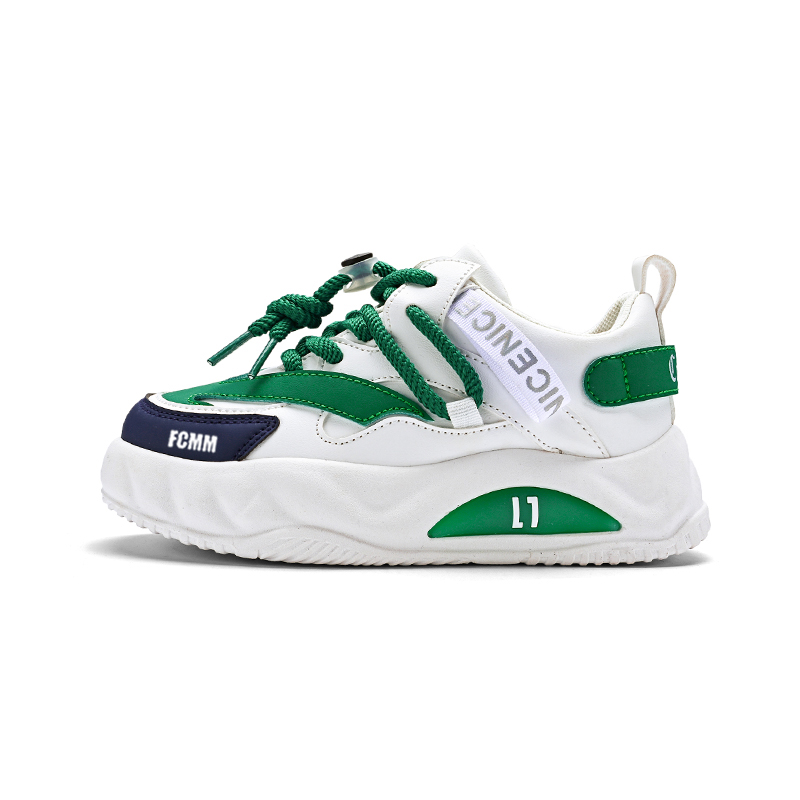 Детские кроссовки для бега FCMM, белый/зеленый
Детские кроссовки для бега FCMM, белый/зеленый