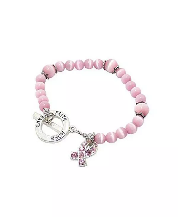 Розовый браслет от рака с кошачьим глазом | Вместе мы найдем лекарство Hollywood Sensation, silver
Розовый браслет от рака с кошачьим глазом | Вместе мы найдем лекарство Hollywood Sensation, silver