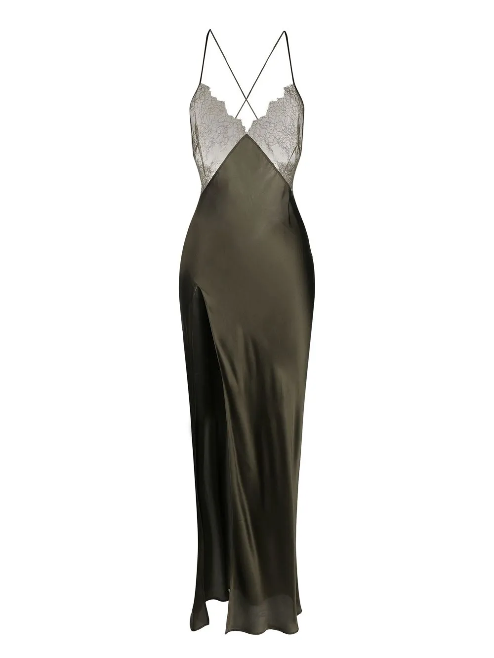 Ночная сорочка с кружевом Maison Close, зеленый
Ночная сорочка с кружевом Maison Close, зеленый