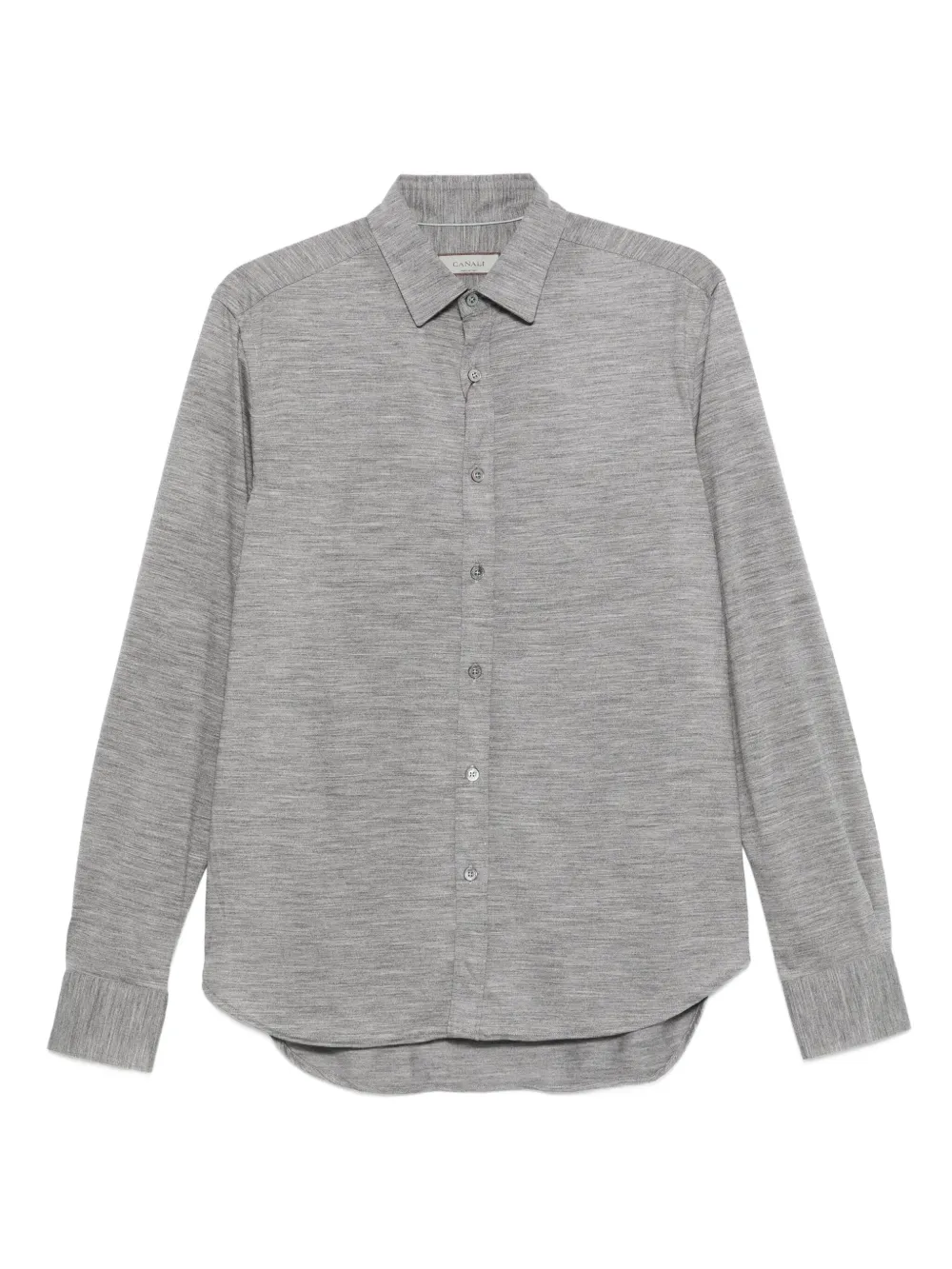 Шерстяная рубашка с длинными рукавами Canali, серый
Шерстяная рубашка с длинными рукавами Canali, серый