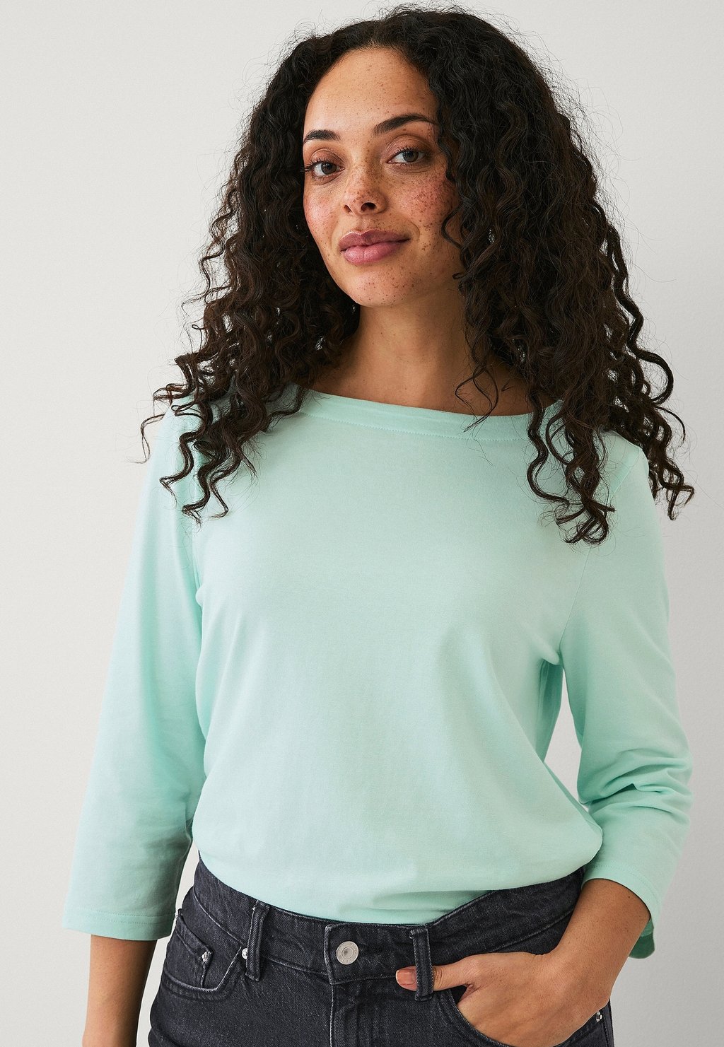 Футболка с длинным рукавом Ellos Collection, светло-зеленый
Футболка с длинным рукавом Ellos Collection, светло-зеленый