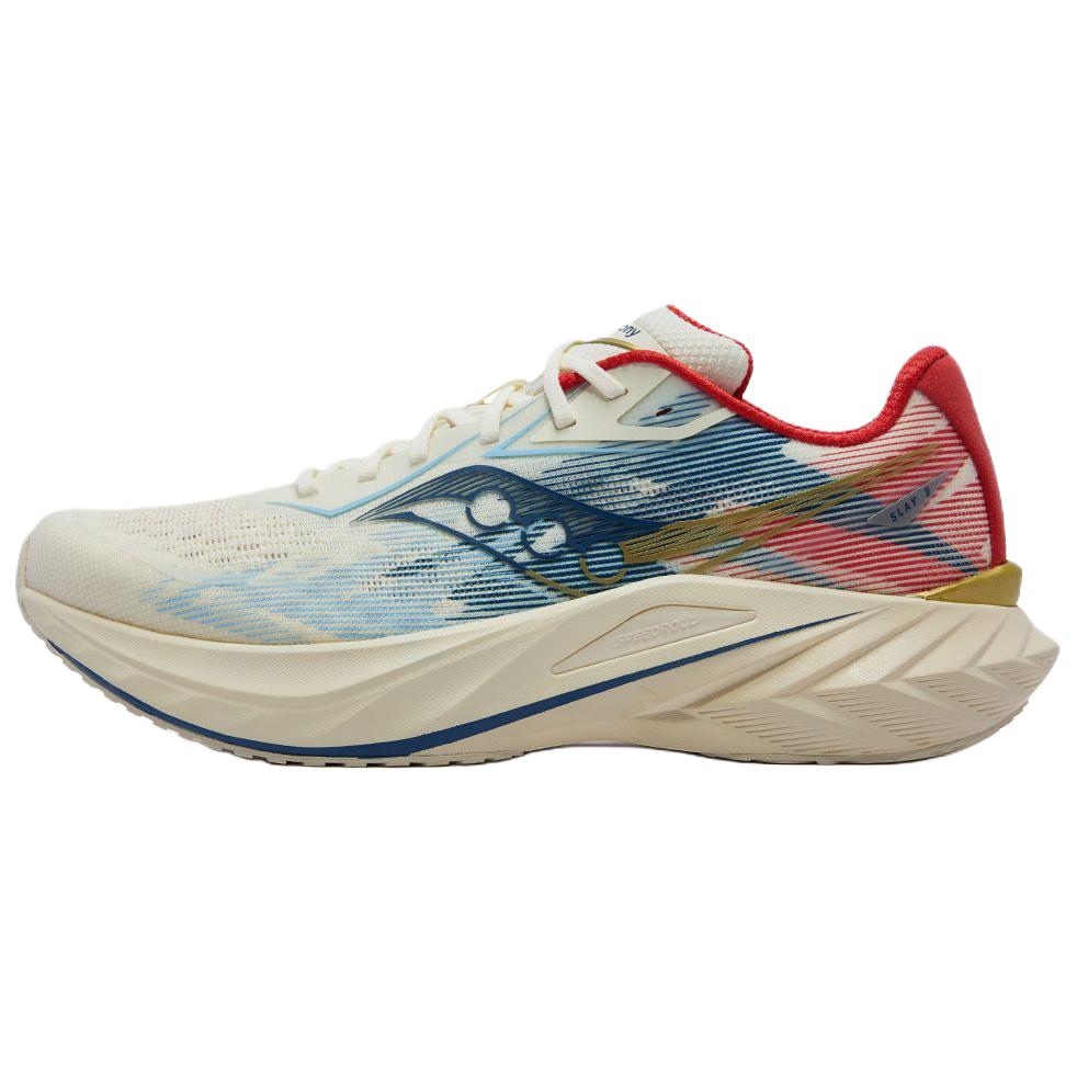 Saucony Кроссовки для бега Slay Full Speed 3 Unisex бежевый синий красный
Saucony Кроссовки для бега Slay Full Speed 3 Unisex бежевый синий красный