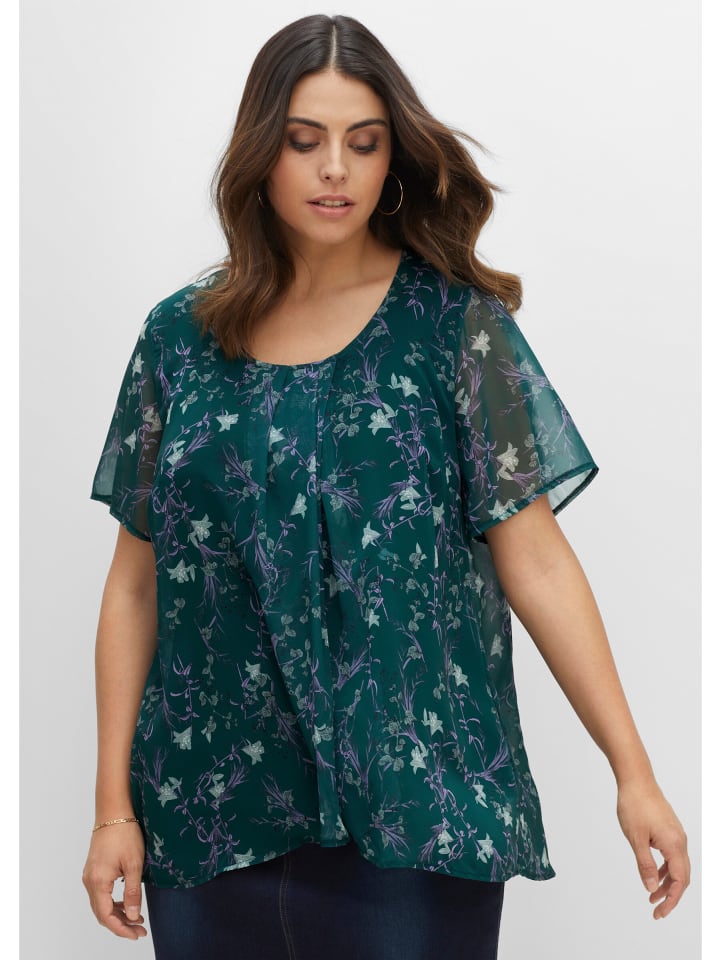 Sheego Футболка 2-в-1 с принтом темно-зеленого цвета, Зеленый, Sheego Футболка 2-в-1 с принтом темно-зеленого цвета
Sheego Футболка 2-в-1 с принтом темно-зеленого цвета, Зеленый, Sheego Футболка 2-в-1 с принтом темно-зеленого цвета