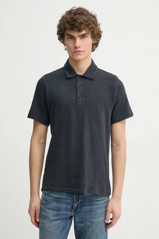 Поло из хлопка Rag & Bone, темно-синий 
Поло из хлопка Rag & Bone, темно-синий