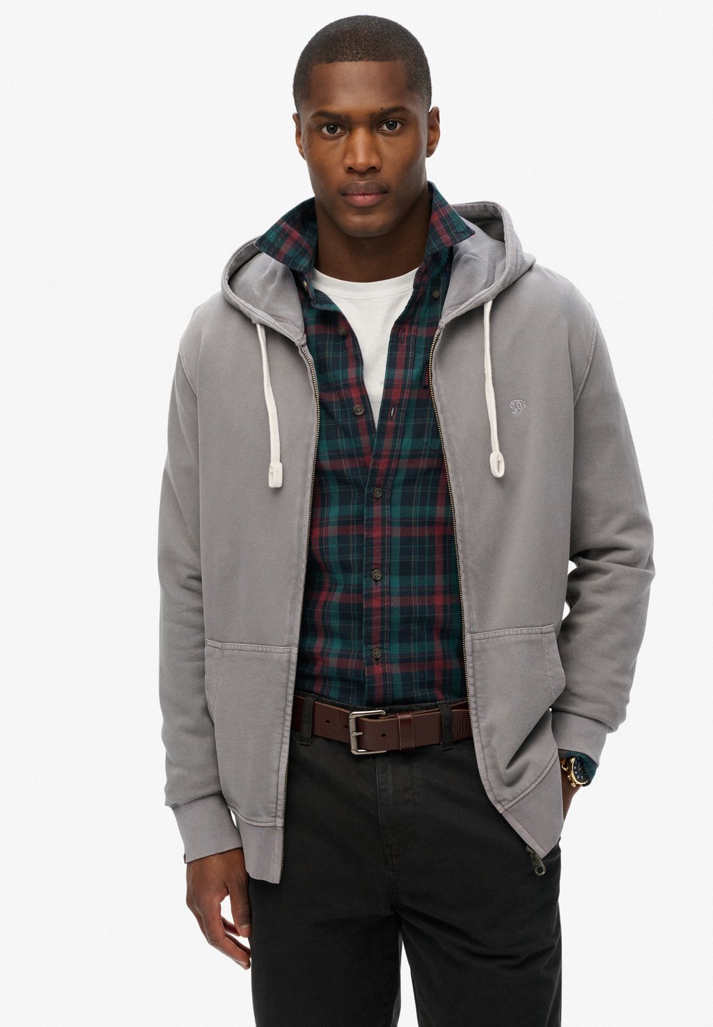 Толстовка на молнии ESSENTIAL Superdry, серый
Толстовка на молнии ESSENTIAL Superdry, серый