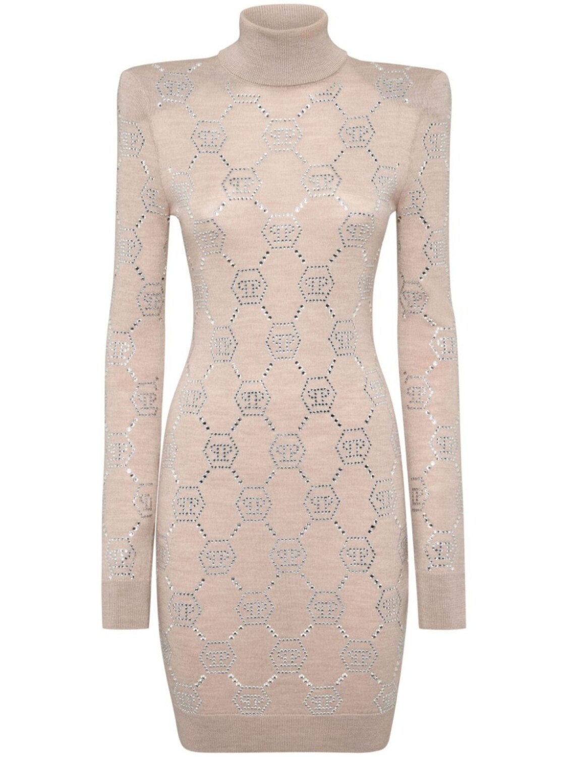 Philipp Plein платье мини с монограммой и кристаллами, серый
Philipp Plein платье мини с монограммой и кристаллами, серый