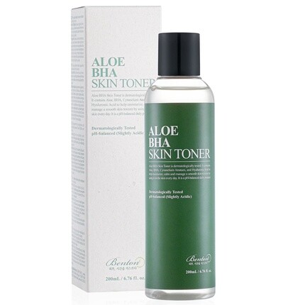 Тоник для лица Aloe BHA Skin Toner 200 мл Тоник для чувствительной кожи с алоэ и BHA Benton
Тоник для лица Aloe BHA Skin Toner 200 мл Тоник для чувствительной кожи с алоэ и BHA Benton