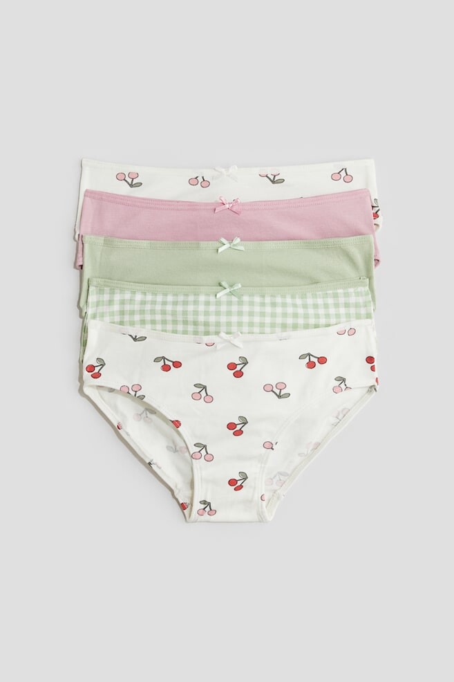 Упаковка из 5 хлопковых трусов H&M, мультиколор
Упаковка из 5 хлопковых трусов H&M, мультиколор