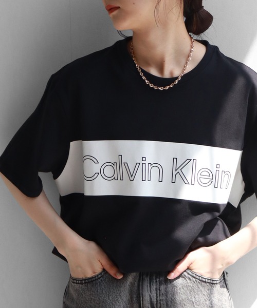 Футболка с коротким рукавом, круглым вырезом и логотипом Calvin Klein, черный
Футболка с коротким рукавом, круглым вырезом и логотипом Calvin Klein, черный