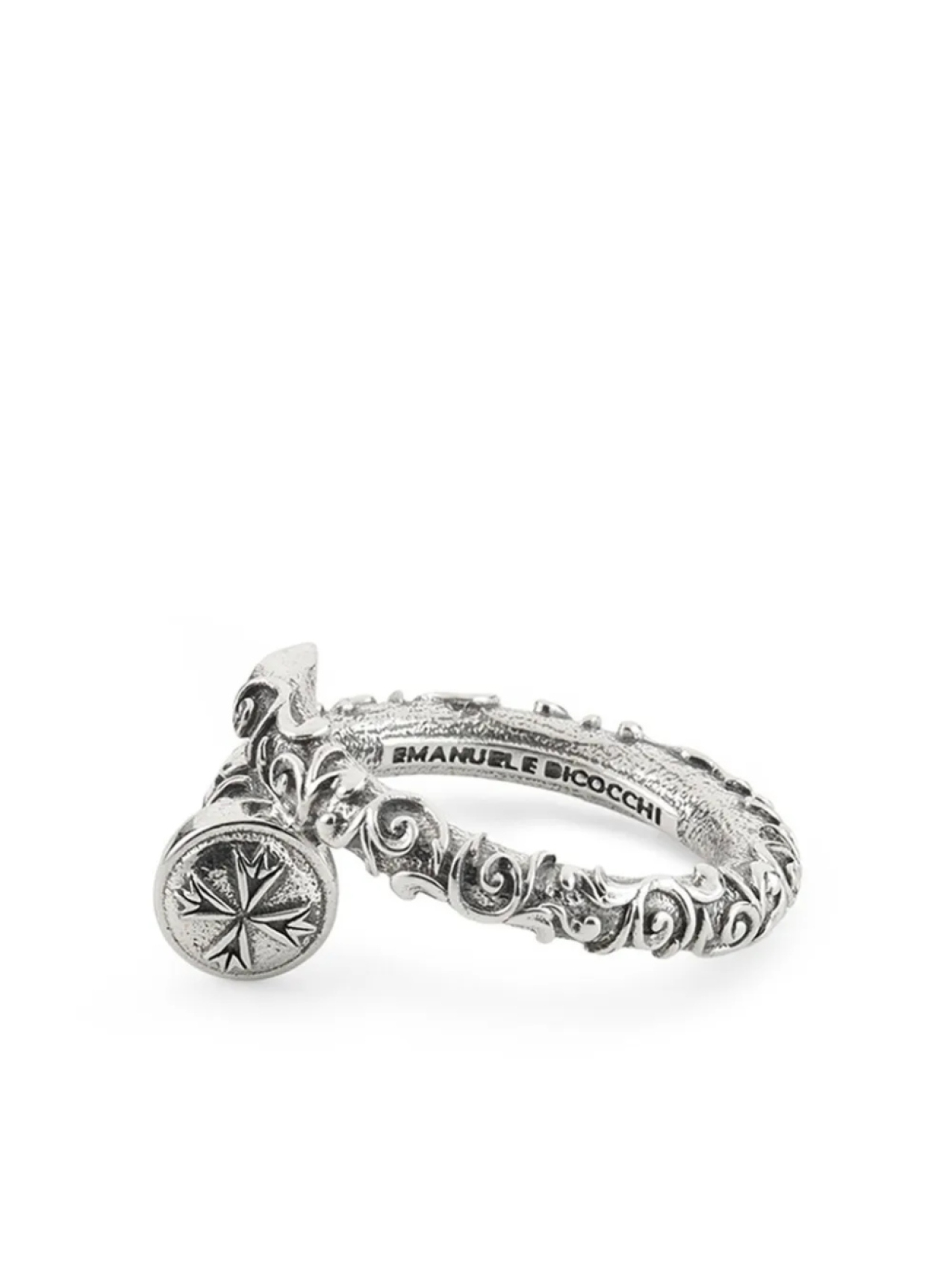 Кольцо с матовой отделкой Emanuele Bicocchi, серебряный
Кольцо с матовой отделкой Emanuele Bicocchi, серебряный