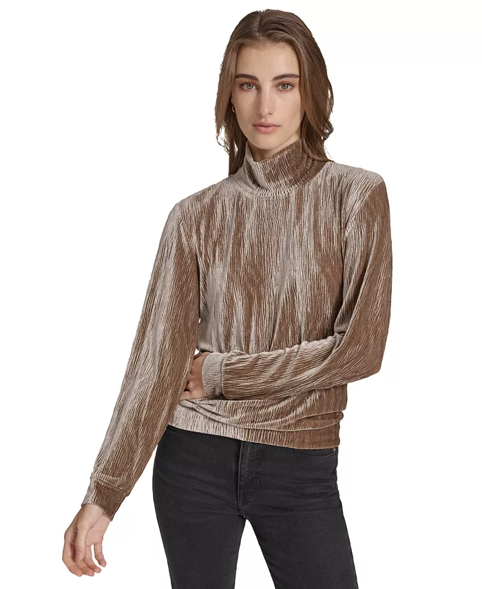 Женская водолазка из волнистого бархата Marc New York, красный
Женская водолазка из волнистого бархата Marc New York, красный