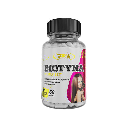 Real Pharm, Биотин - 60 капсул
Real Pharm, Биотин - 60 капсул