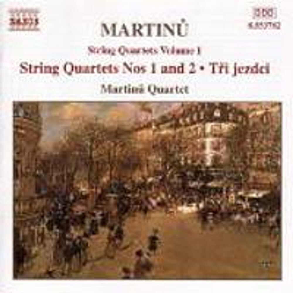 Диск CD Martinu: String Quartets 1 & 2 / Tri jezdci (Three Horsemen) - Bohuslav Martinu, Martinu Quartet
Диск CD Martinu: String Quartets 1 & 2 / Tri jezdci (Three Horsemen) - Bohuslav Martinu, Martinu Quartet