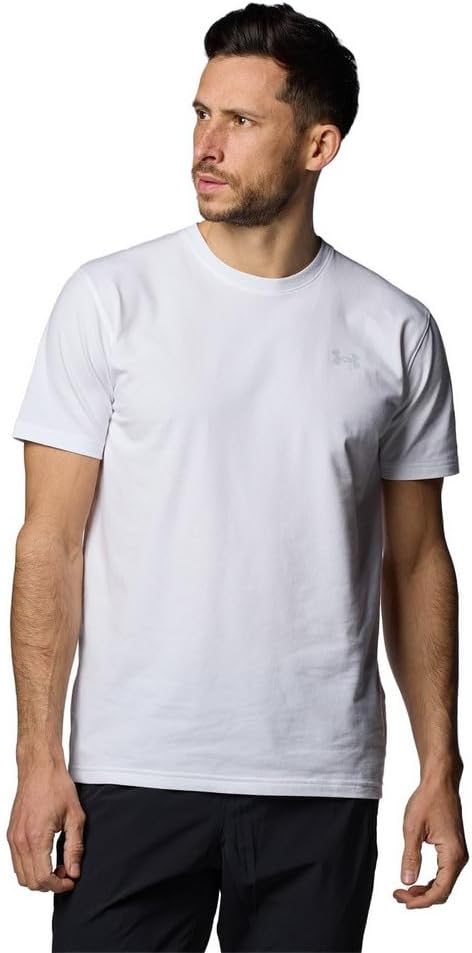 Мужская тренировочная футболка Under Armour UA Performance из хлопка с коротким рукавом, белый
Мужская тренировочная футболка Under Armour UA Performance из хлопка с коротким рукавом, белый