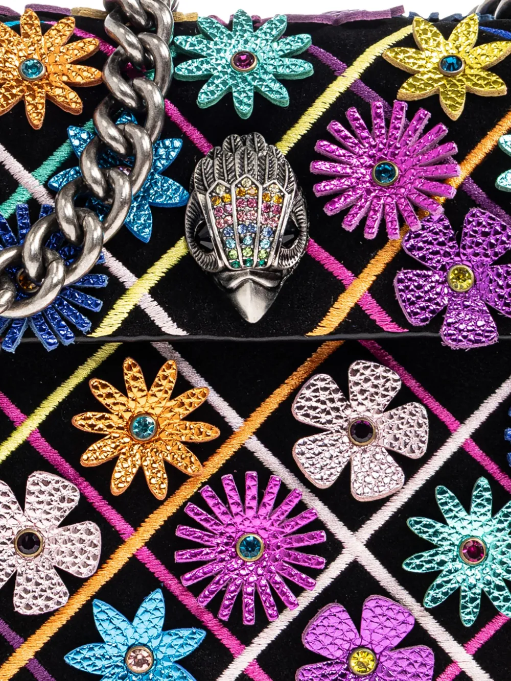 Маленькая сумка через плечо Kensington с цветочным декором Kurt Geiger London, черный
Маленькая сумка через плечо Kensington с цветочным декором Kurt Geiger London, черный