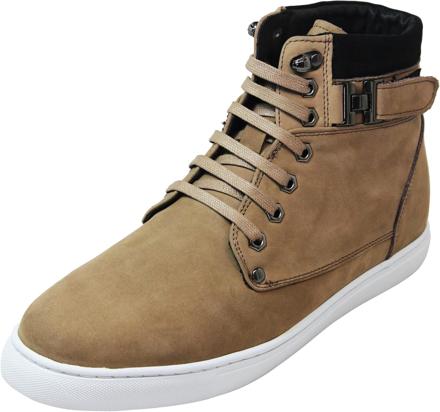 Мужские невидимые увеличивающие рост обувь CALTO - серые кроссовки из нубука на шнуровке - увеличение роста на 7 см - T53120 - размер 9 D(M) US
Мужские невидимые увеличивающие рост обувь CALTO - серые кроссовки из нубука на шнуровке - увеличение роста на 7 см - T53120 - размер 9 D(M) US