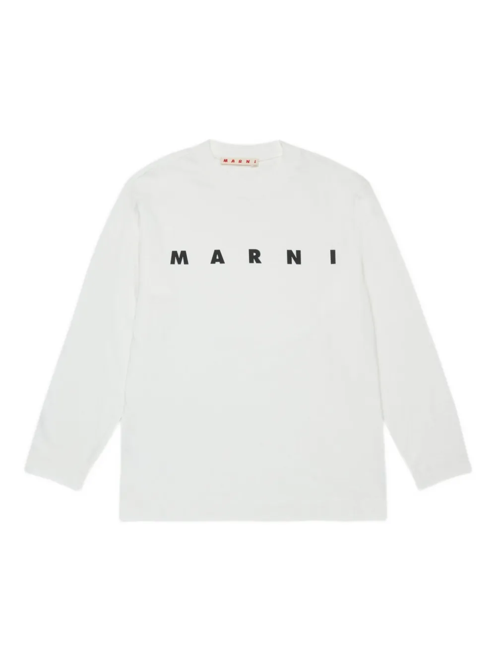 Лонгслив с логотипом Marni Kids, белый
Лонгслив с логотипом Marni Kids, белый