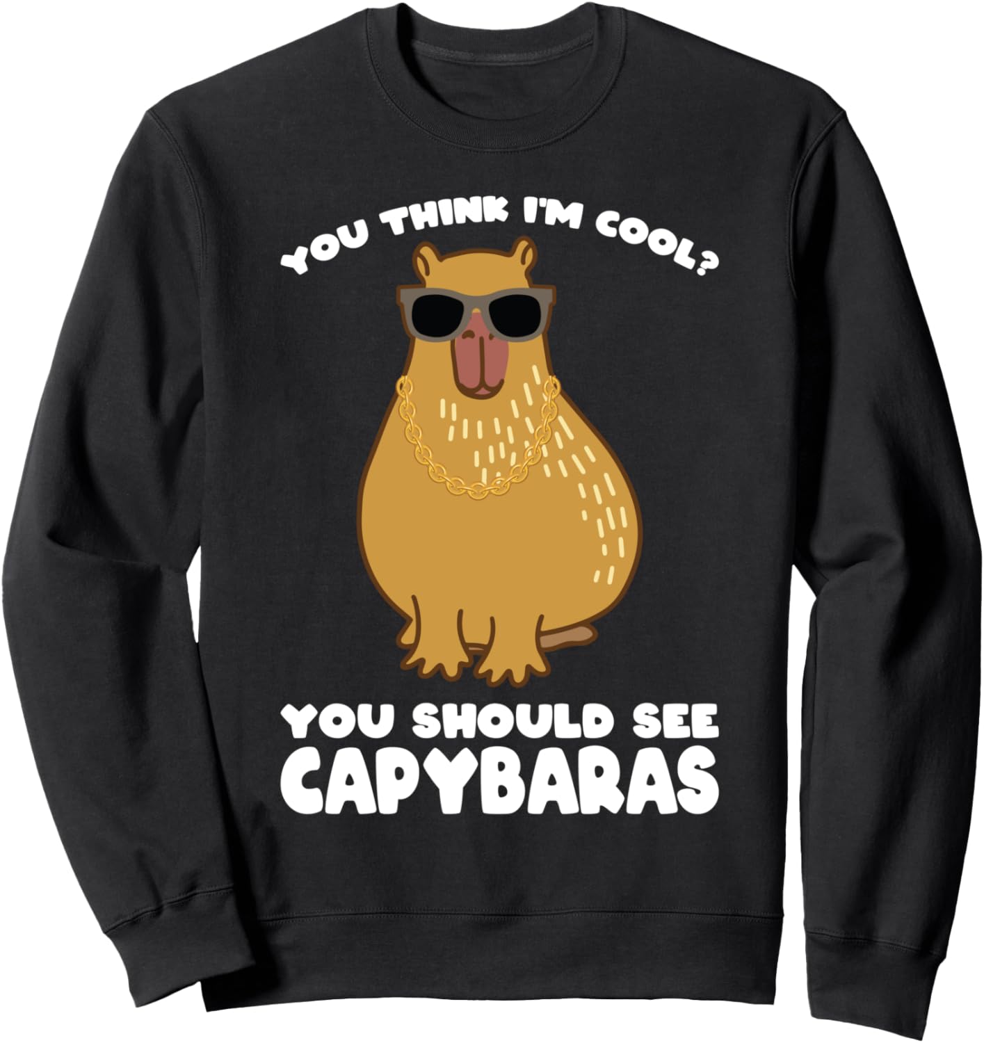 Толстовка, Думаешь, я крутой Тебе бы следовало увидеть толстовку с надписью «Капибары, капибары, капибары» Animals Capybara Lover Gifts, черный
Толстовка, Думаешь, я крутой Тебе бы следовало увидеть толстовку с надписью «Капибары, капибары, капибары» Animals Capybara Lover Gifts, черный