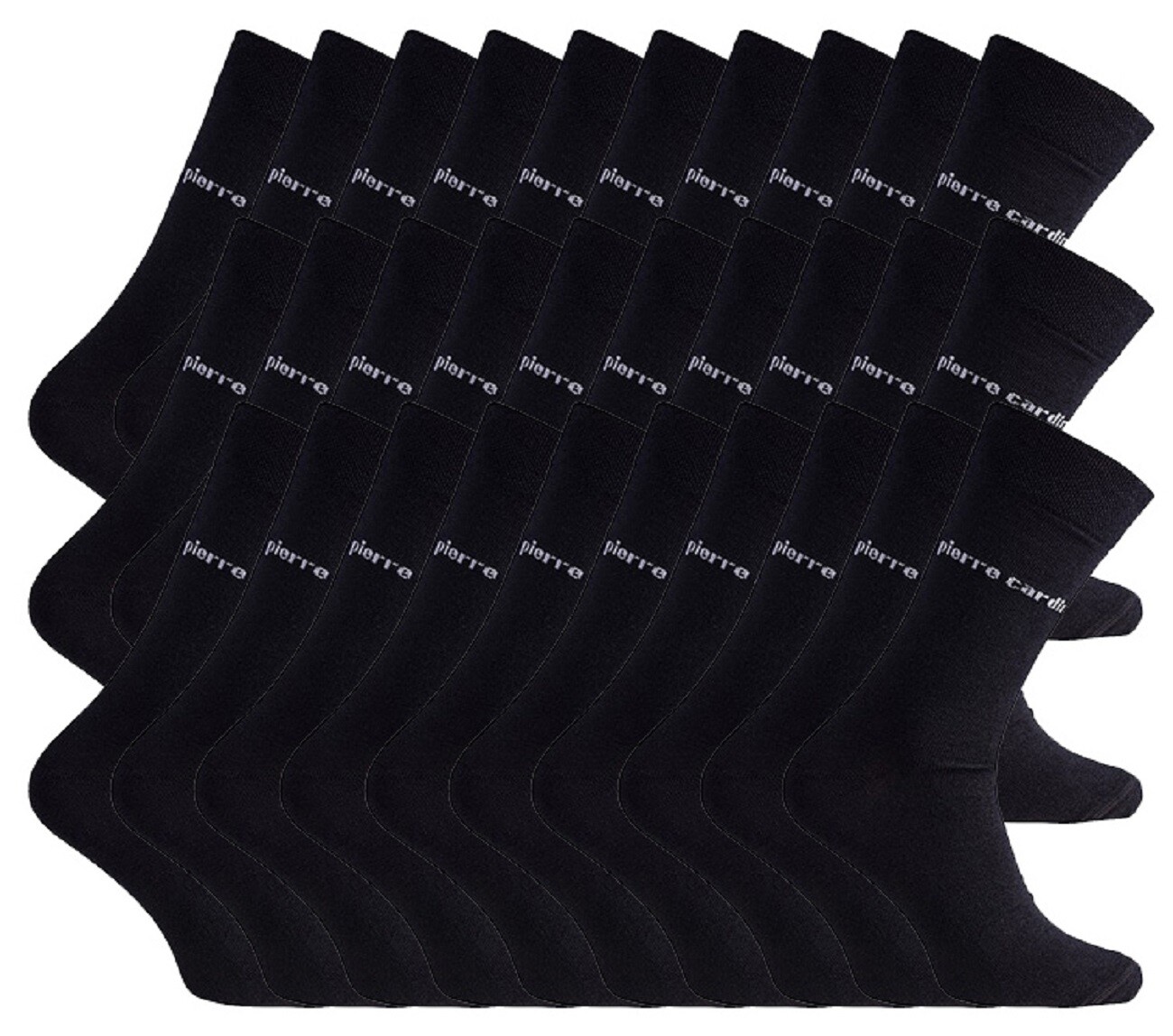 Деловые носки 30 пар в упаковке Pierre Cardin, черный 
Деловые носки 30 пар в упаковке Pierre Cardin, черный