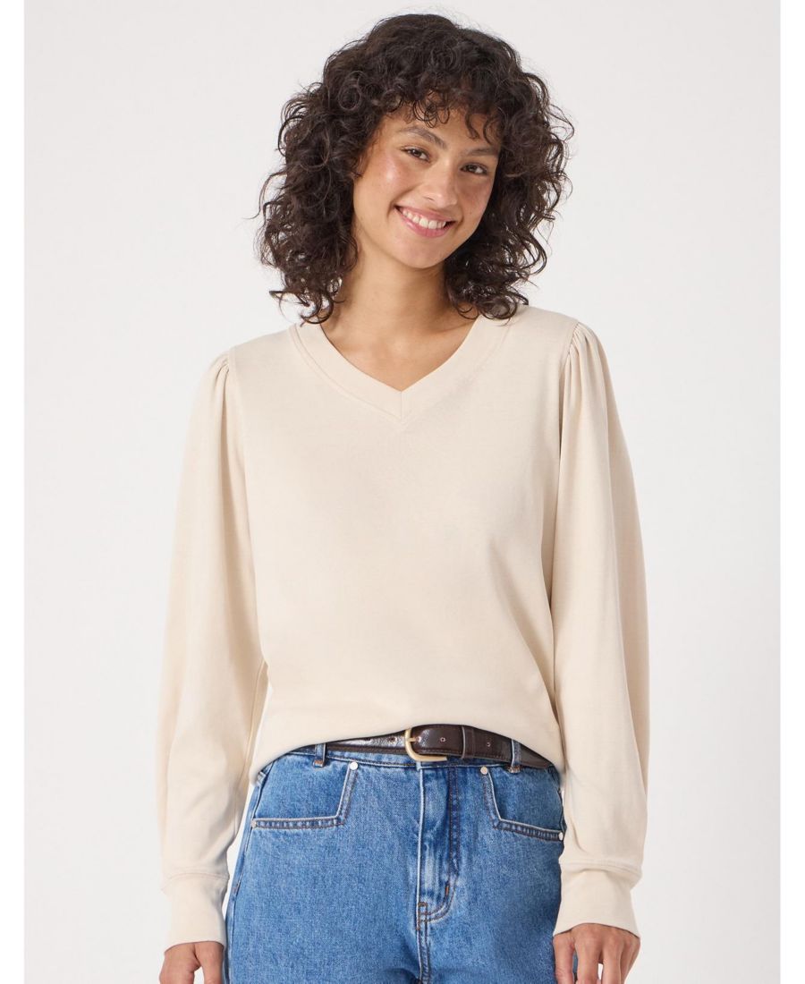 Женская блузка Emily с V-образным вырезом и пышными рукавами Hush, Almond
Женская блузка Emily с V-образным вырезом и пышными рукавами Hush, Almond