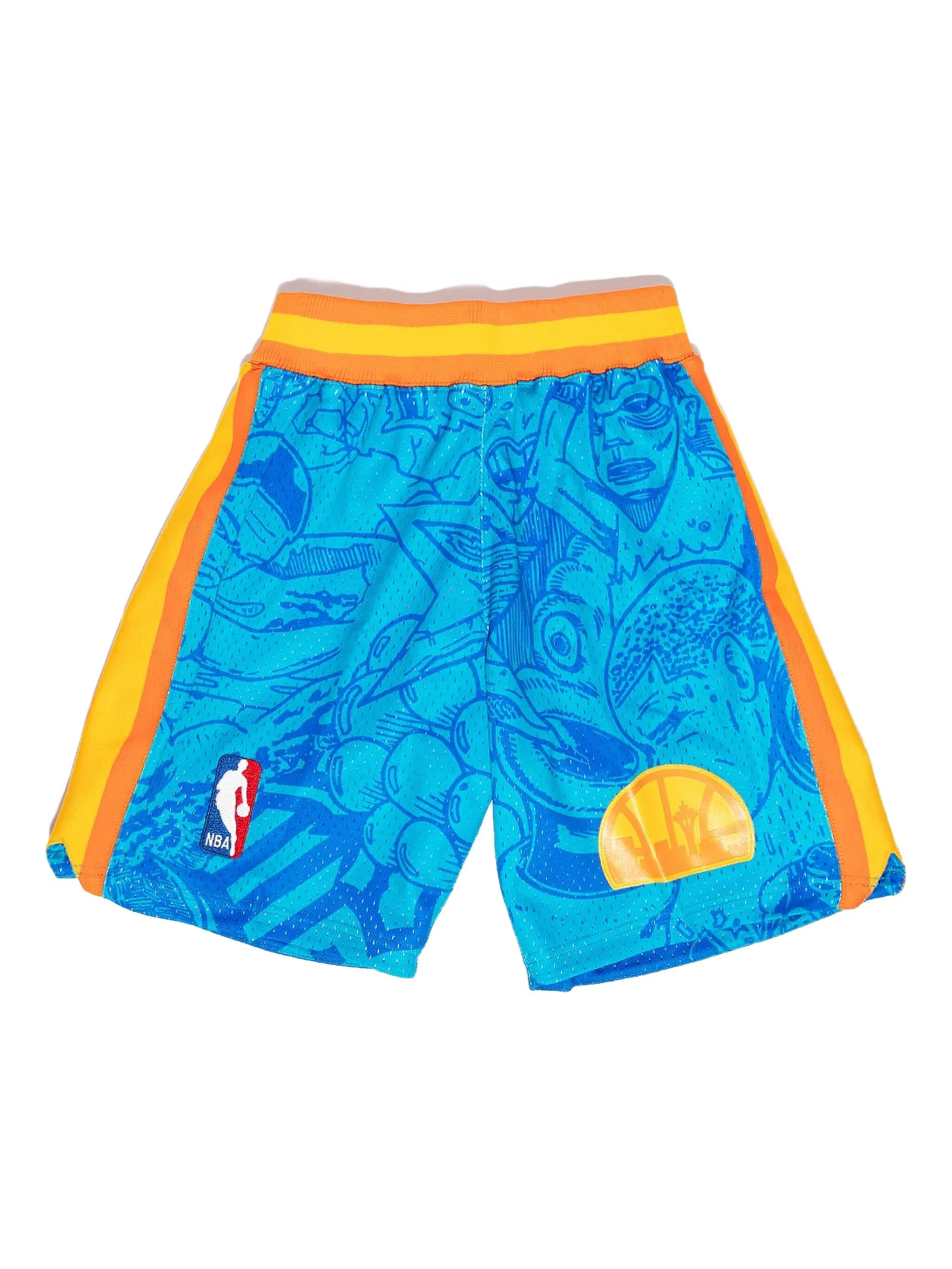 Шорты с принтом Brantley Supersonics из коллаборации с Hebru Mitchell & Ness, синий
Шорты с принтом Brantley Supersonics из коллаборации с Hebru Mitchell & Ness, синий