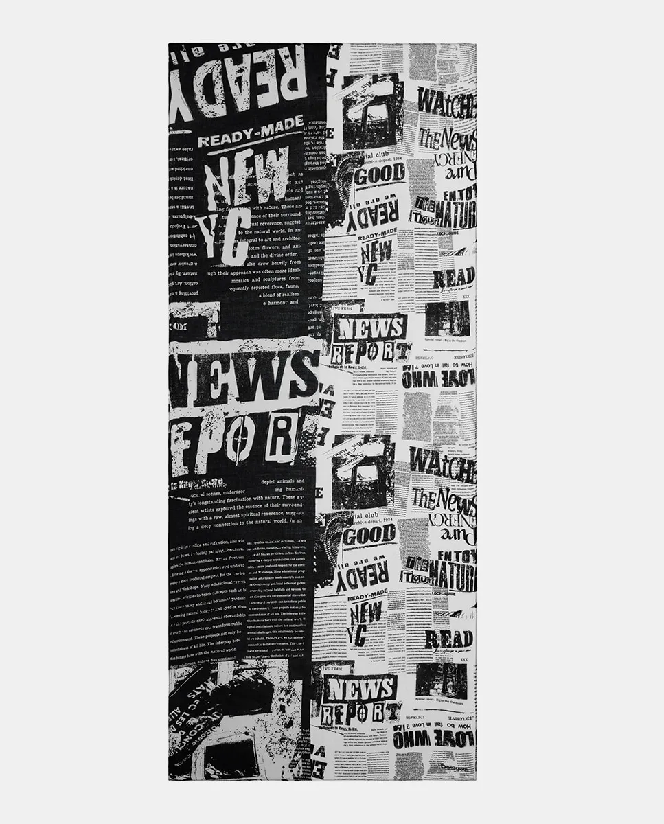 Платок в газетном стиле Desigual, бежевый
Платок в газетном стиле Desigual, бежевый