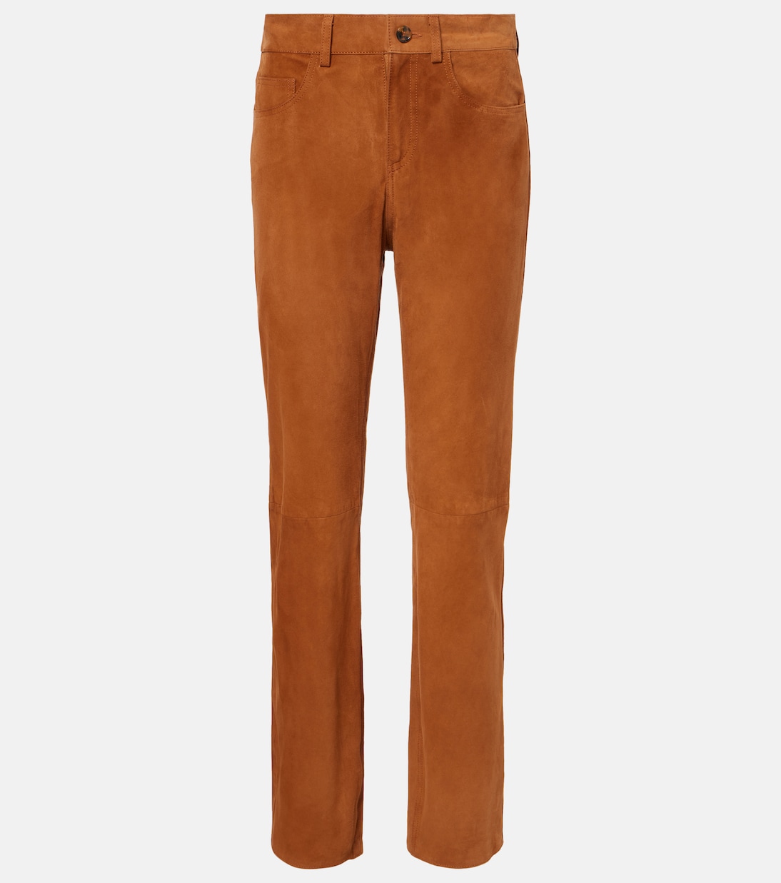 Прямые замшевые брюки Viva Paso с высокой талией Blazé Milano, Peanut
Прямые замшевые брюки Viva Paso с высокой талией Blazé Milano, Peanut