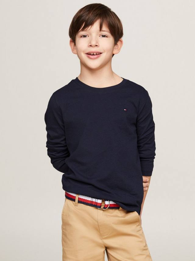 Детская базовая футболка с длинным рукавом и круглым вырезом Tommy Hilfiger, Navy
Детская базовая футболка с длинным рукавом и круглым вырезом Tommy Hilfiger, Navy