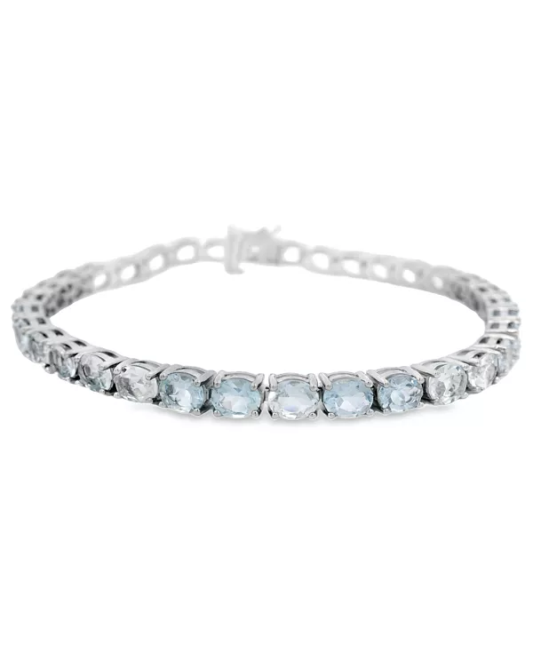 Браслет с овальным аквамарином (10,20 карата) из стерлингового серебра Macy'S, aqua
Браслет с овальным аквамарином (10,20 карата) из стерлингового серебра Macy'S, aqua